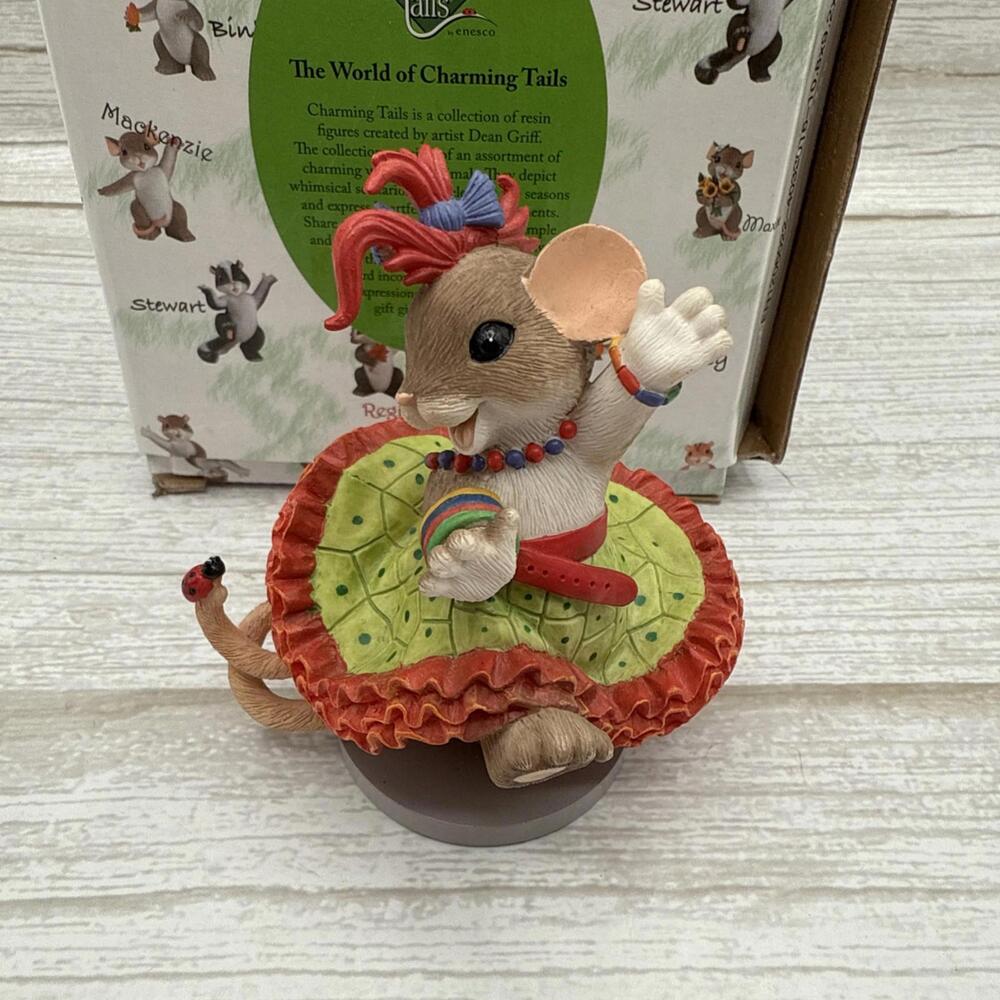 Charming Tails This Girl Just Wants To Have Fun Mouse Figurine 4033016